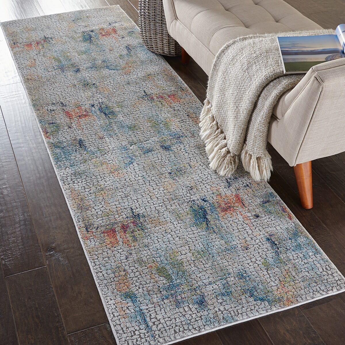 Nourison Ankara Global Anr09 Ivory / Multicolor Rugs - Nourison - 99446475022