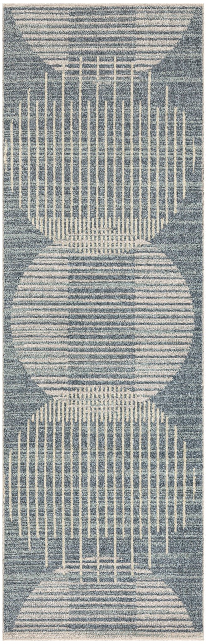Nourison Astra Machine Washable ASW03 Machine Made Blue Rug