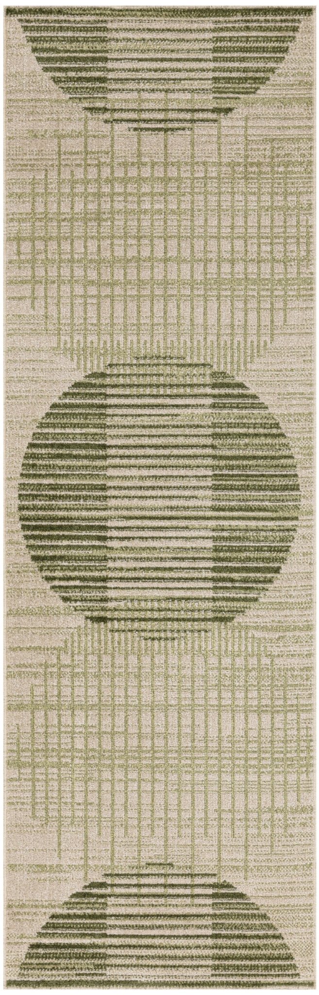 Nourison Astra Machine Washable ASW03 Machine Made Ivory, Olive Rug