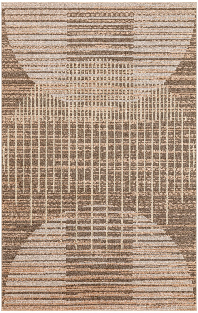 Nourison Astra Machine Washable ASW03 Machine Made Latte Rug