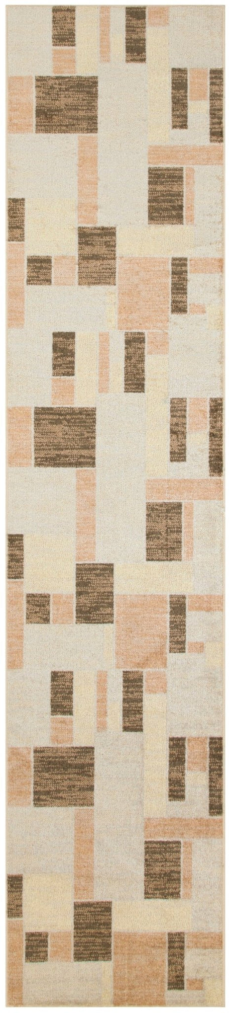 Nourison Astra Machine Washable Asw09 Beige Multicolor Rug - Nourison - 99446944375