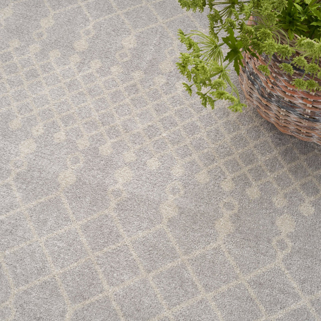 Nourison Astra Machine Washable Asw10 Grey Rug - Nourison - 99446122230