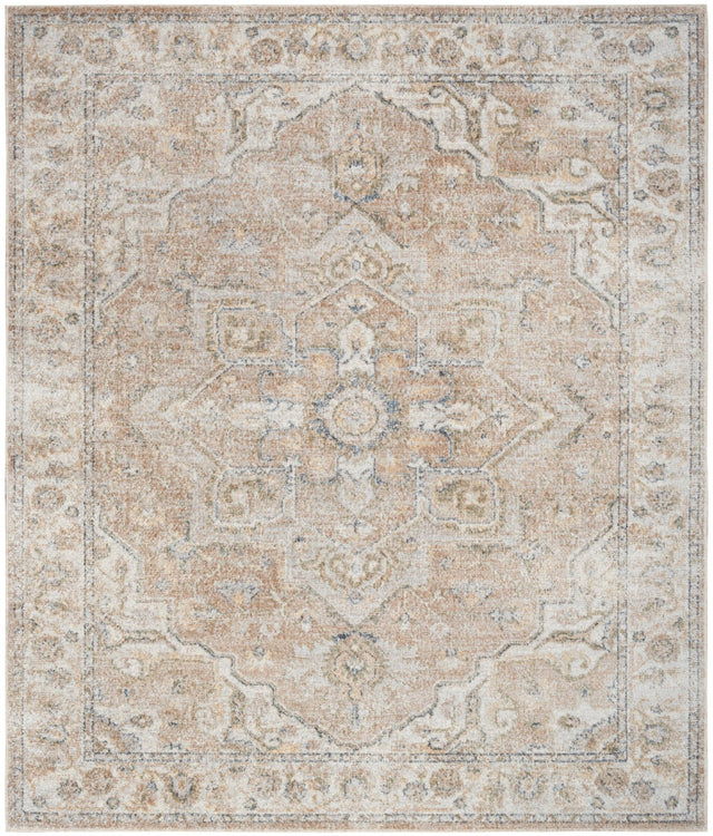 Nourison Astra Machine Washable Asw12 Beige Rug - Nourison - 99446125798