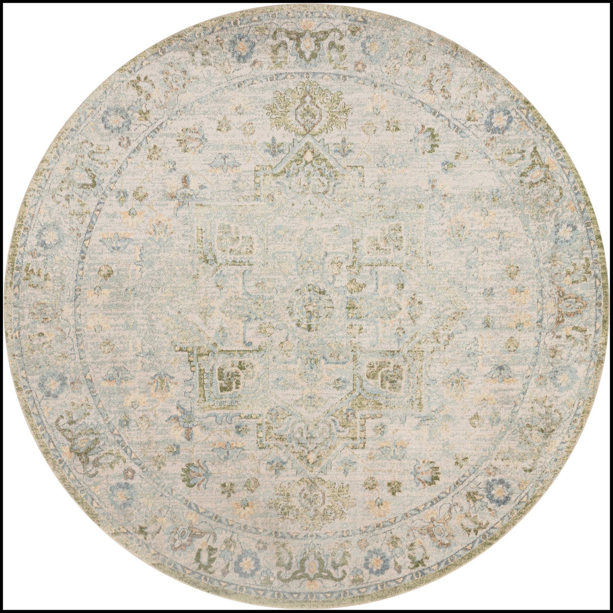 Nourison Astra Machine Washable Asw12 Blue Green Rug - Nourison - 99446964236