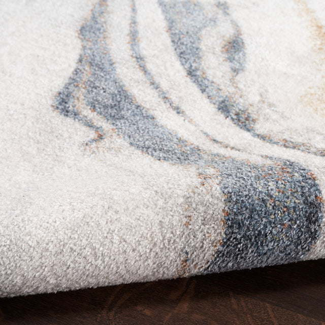 Nourison Astra Machine Washable Asw15 Ivory Blue Rug - Nourison - 99446977823