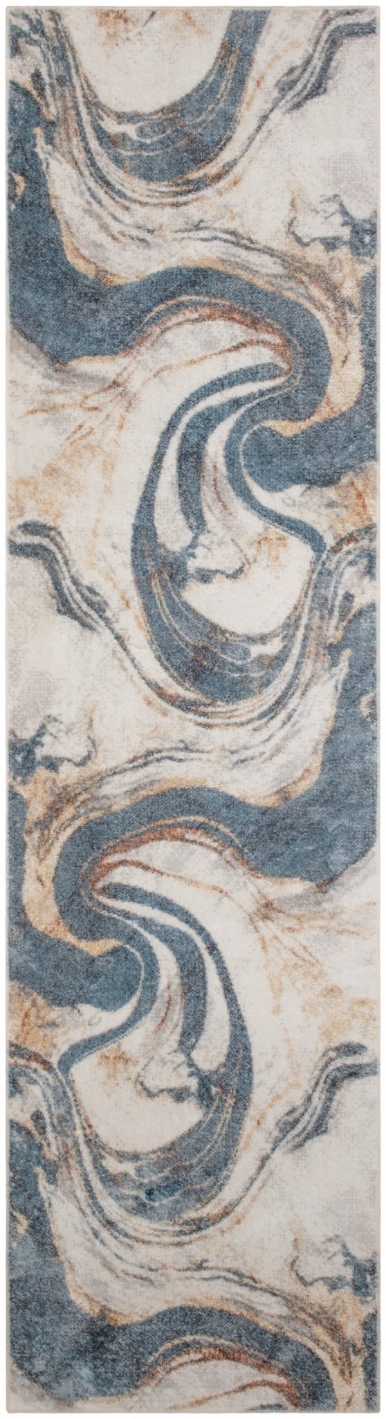 Nourison Astra Machine Washable Asw15 Ivory Blue Rug - Nourison - 99446977823