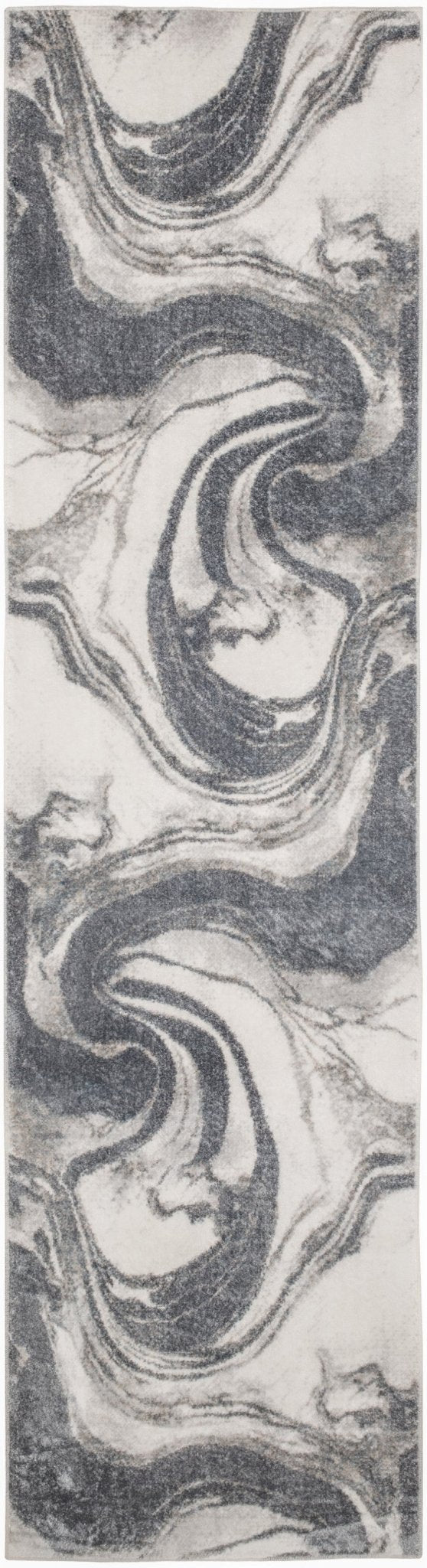 Nourison Astra Machine Washable Asw15 Ivory Grey Rug - Nourison - 99446977885