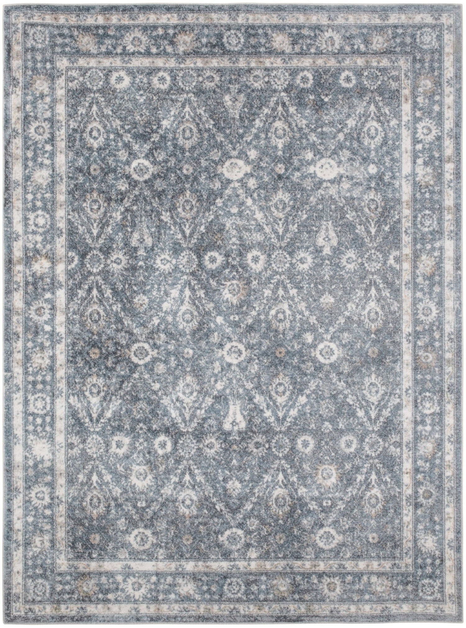 Nourison Astra Machine Washable Asw16 Dark Blue Rug - Nourison - 99446978080