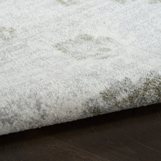 Nourison Astra Machine Washable ASW19 Machine Made Ivory Rug