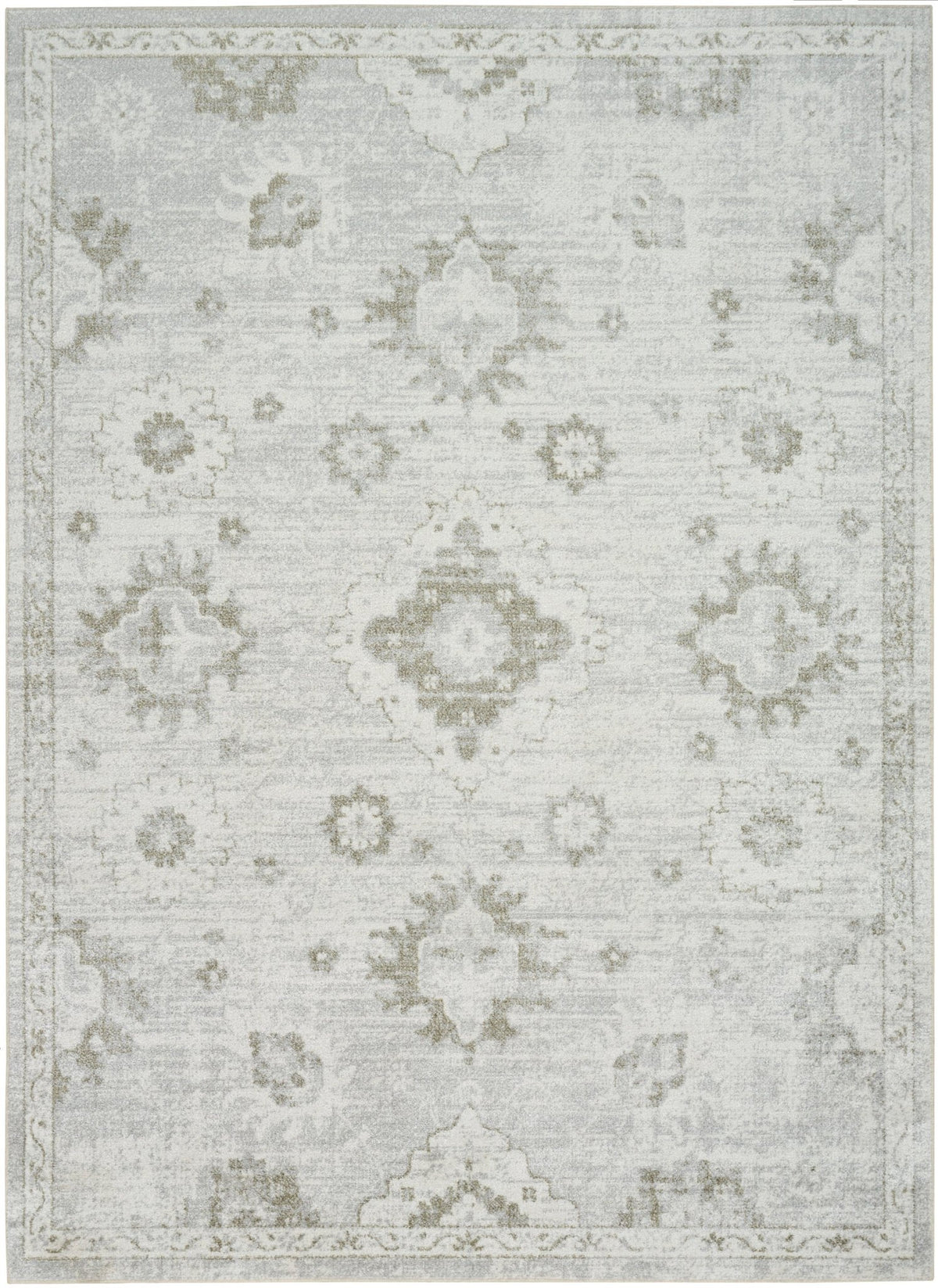 Nourison Astra Machine Washable ASW19 Machine Made Ivory Rug