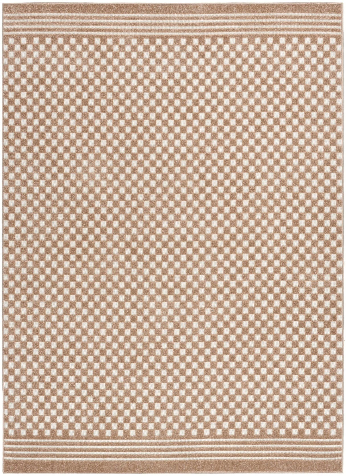 Nourison Care Free Caf02 Brown Rug - Nourison - 99446971234
