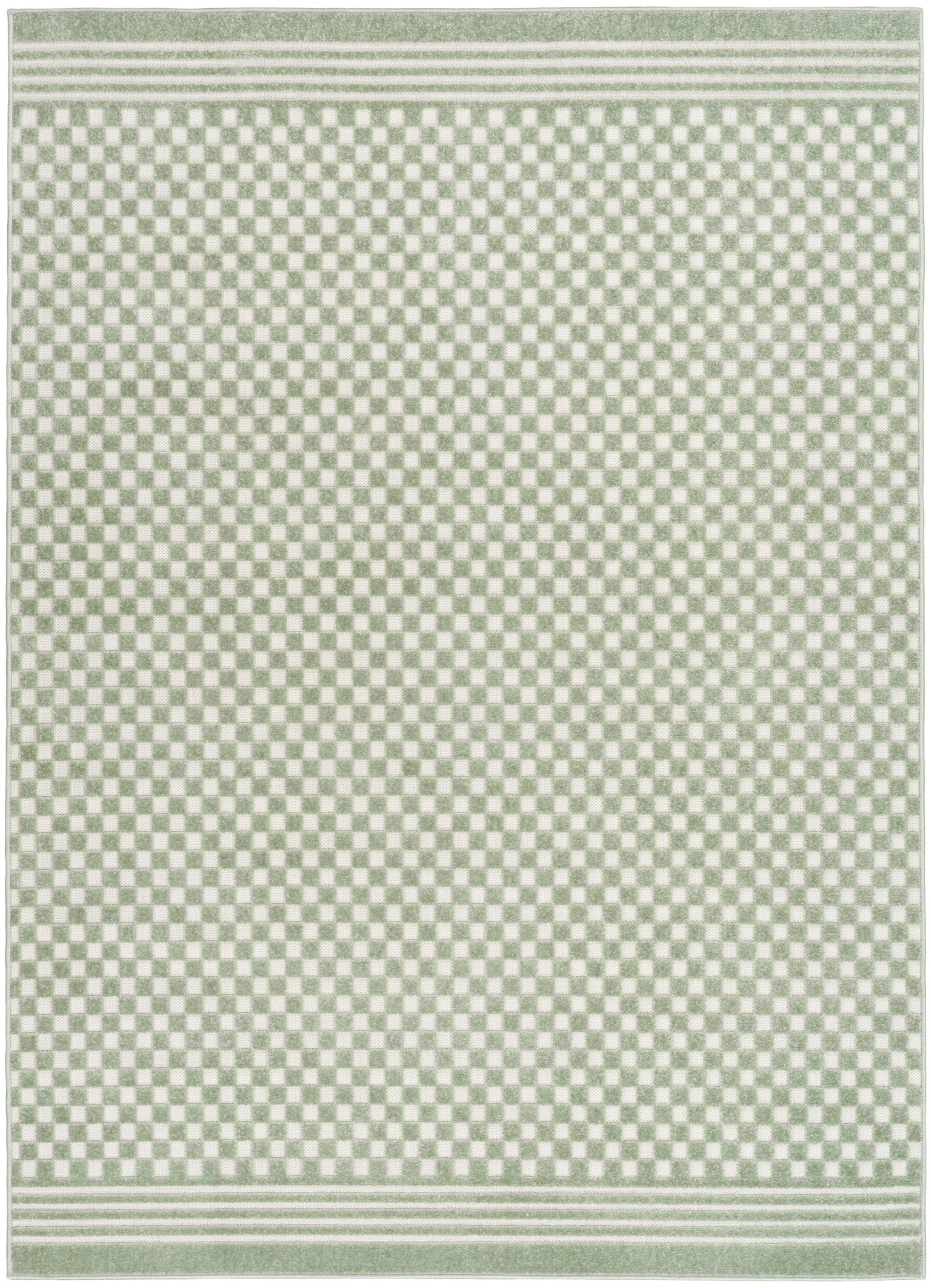 Nourison Care Free Caf02 Green Rug - Nourison - 99446971296