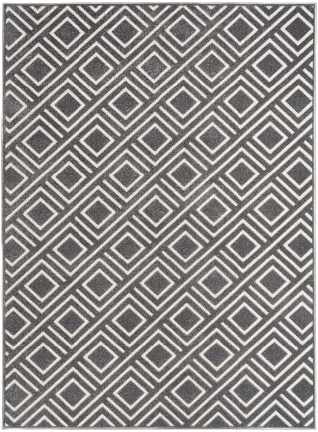 Nourison Care Free Caf03 Grey Rug - Nourison - 99446972026