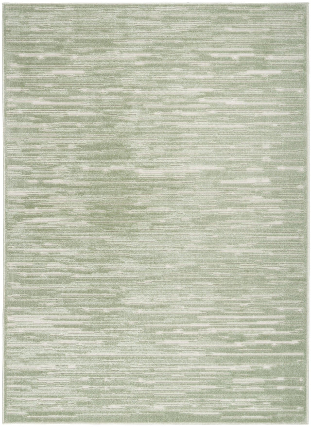 Nourison Care Free Caf04 Green Rug - Nourison - 99446972408