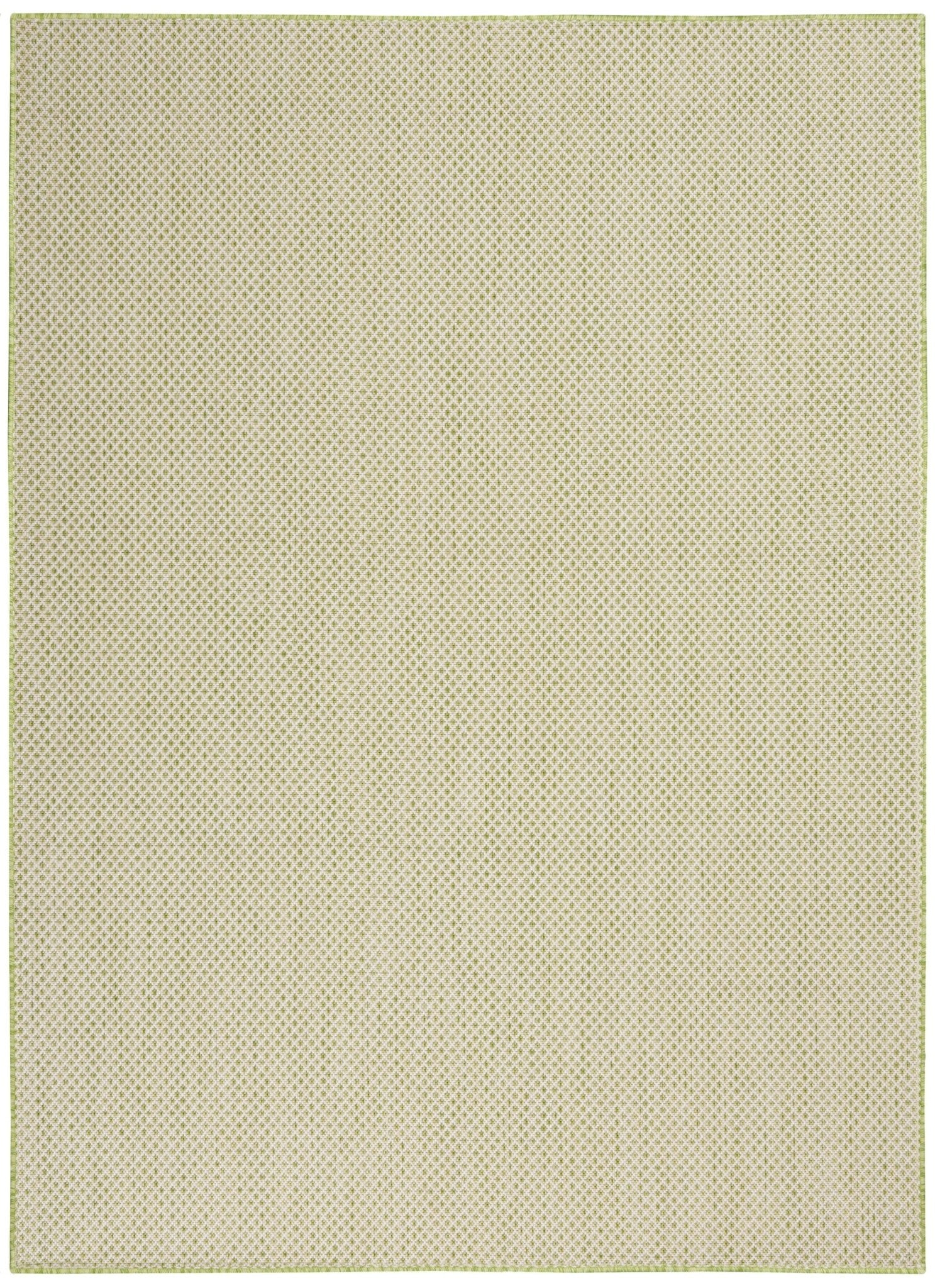 Nourison Courtyard Cou01 Ivory Green Rugs - Nourison - 99446841919