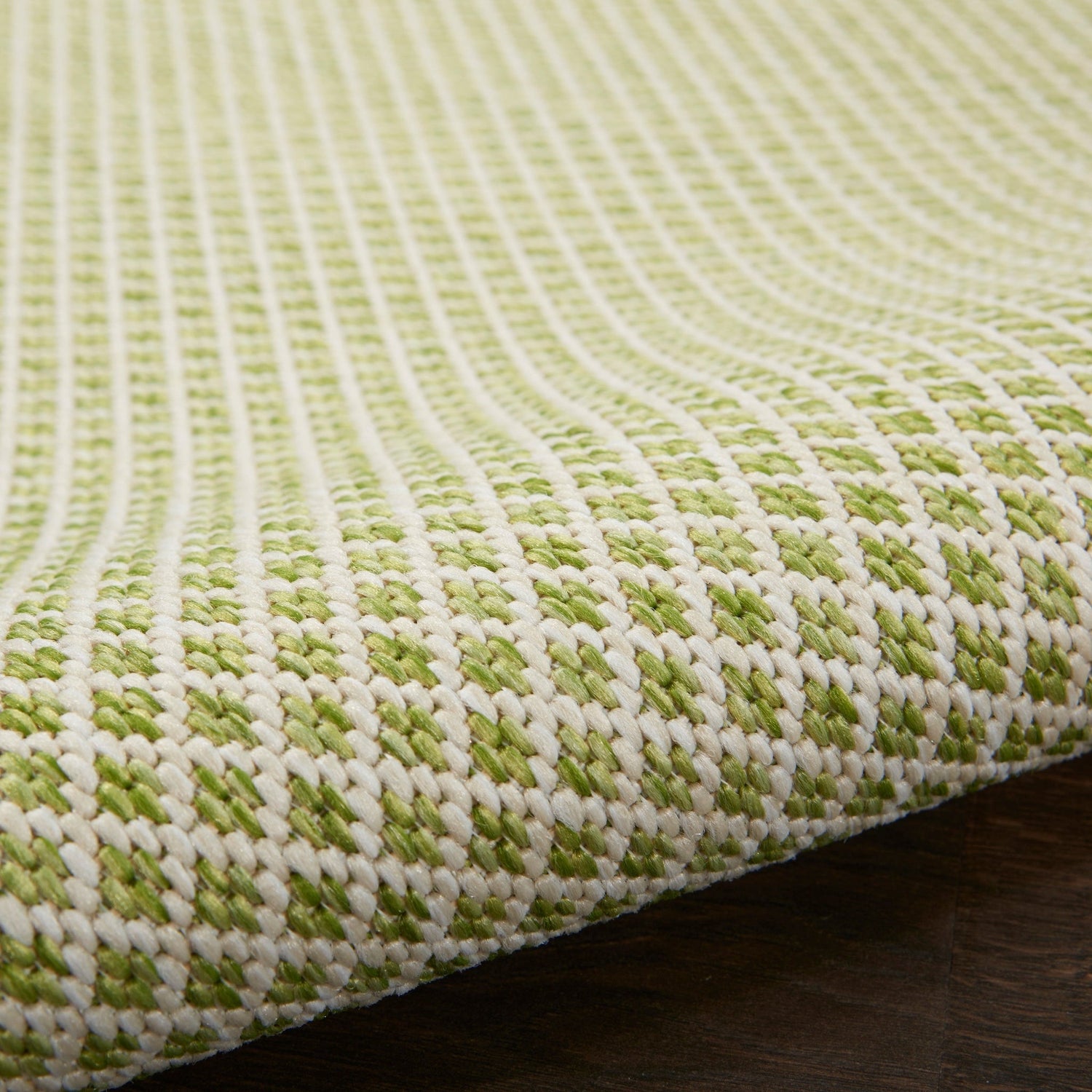 Nourison Courtyard Cou01 Ivory Green Rugs - Nourison - 99446841919