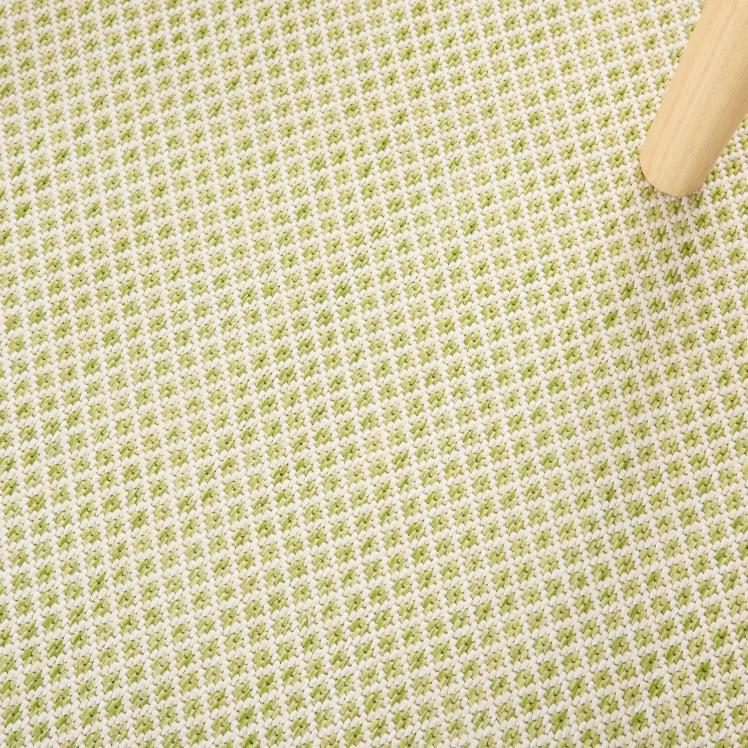 Nourison Courtyard Cou01 Ivory Green Rugs - Nourison - 99446841919