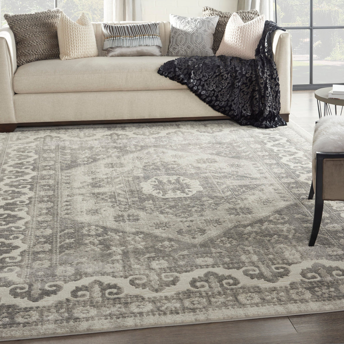 Nourison Cyrus Cyr05 Ivory Rugs - Nourison - 99446843456