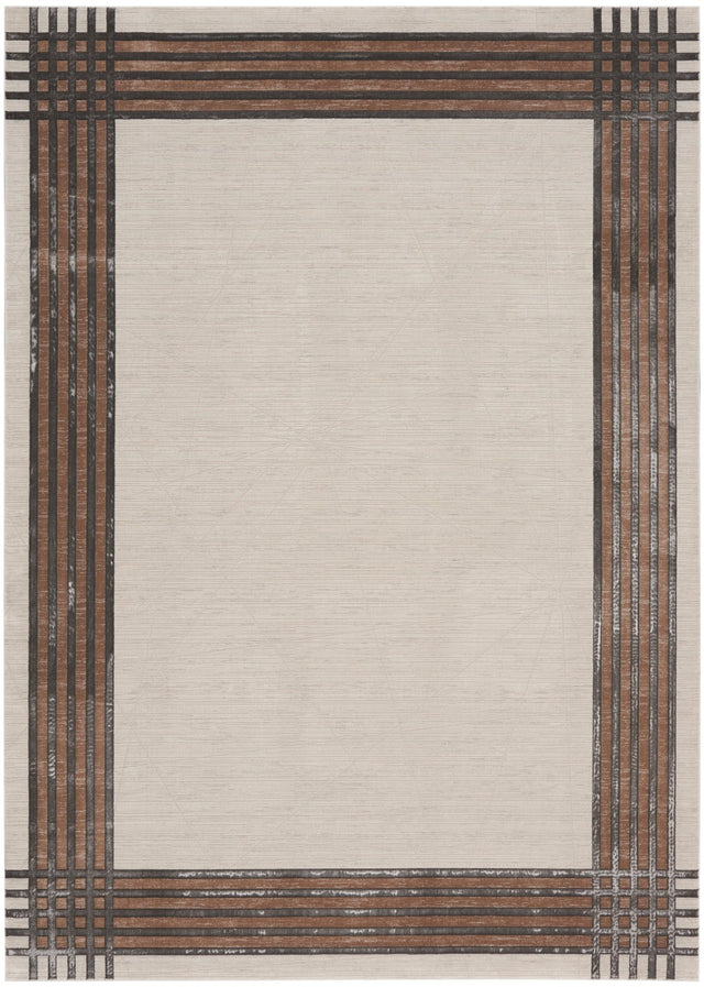 Nourison Desire Dsr01 Ivory Silver Rug - Nourison - 99446128393