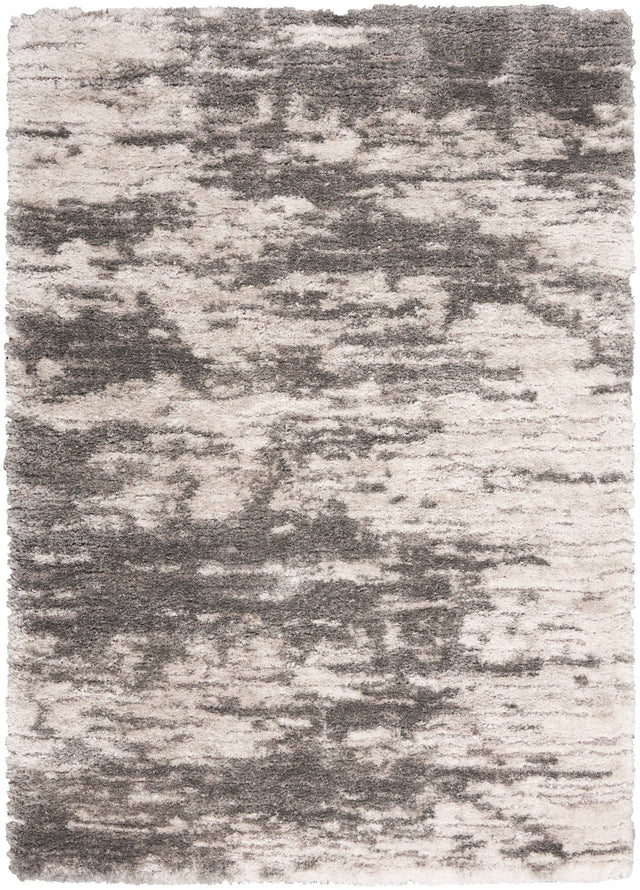Nourison Dreamy Shag Drs02 Charcoal/Ivory Rugs - Nourison - 99446878274