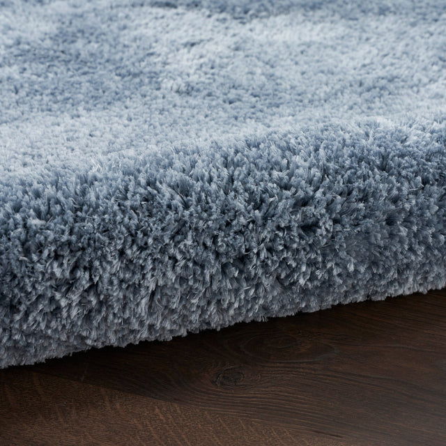 Nourison Dreamy Shag Drs05 Light Blue Rug - Nourison - 99446893154