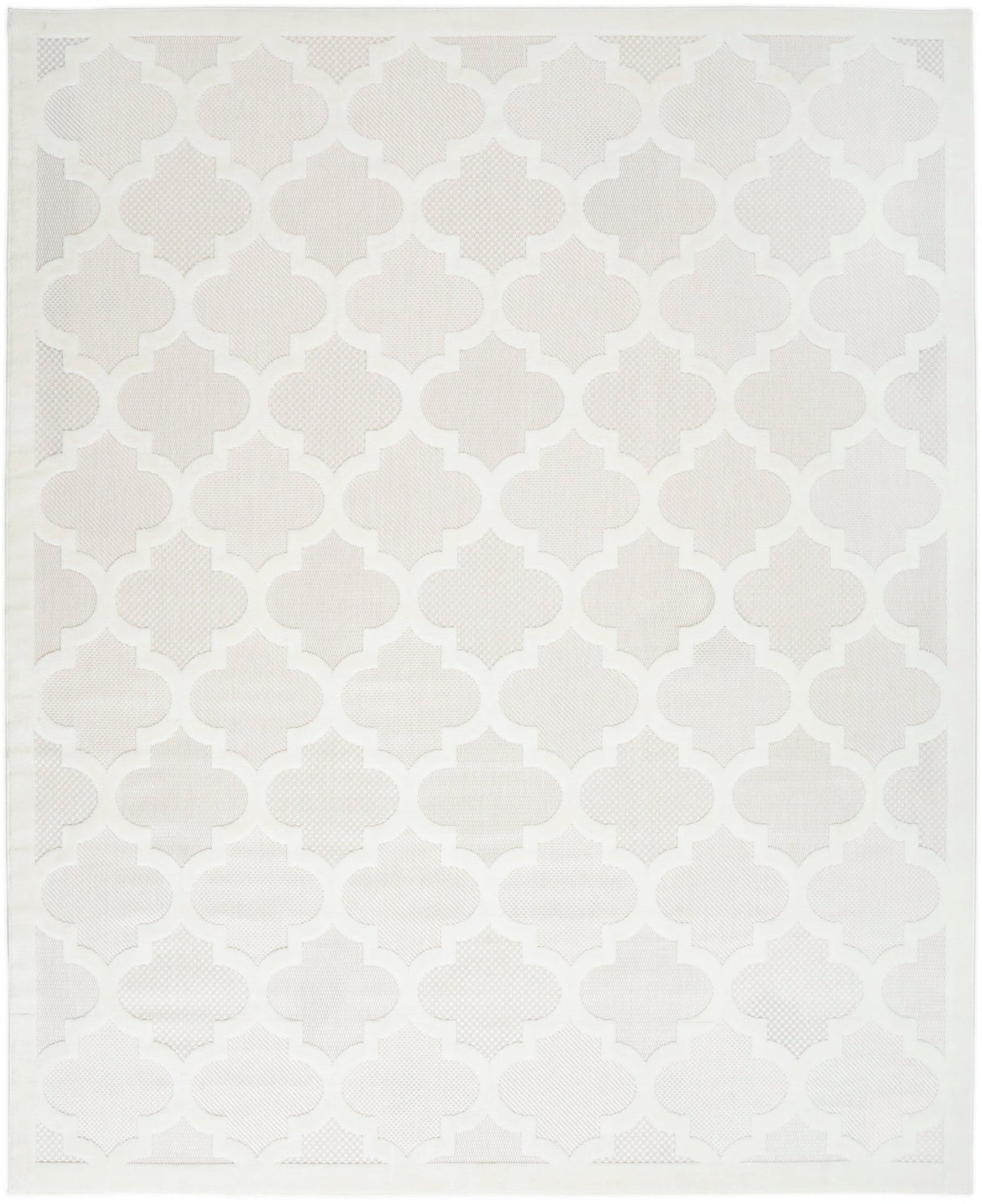 Nourison Easy Care Nes01 Ivory/White Rug - Nourison - 99446040695