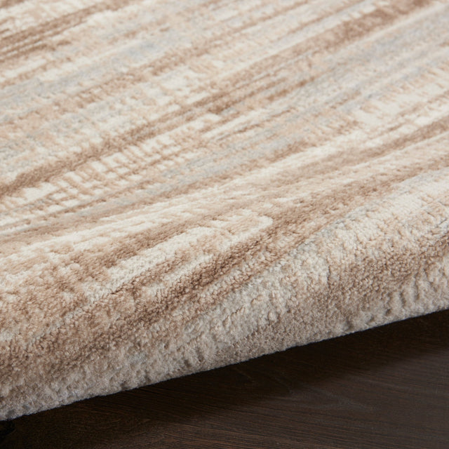 Nourison Elation Etn01 Ivory Grey Rugs - Nourison - 99446837820