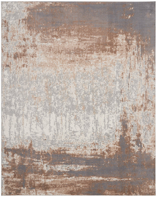 Nourison Elation Etn07 Grey Ivory Rugs - Nourison - 99446840677