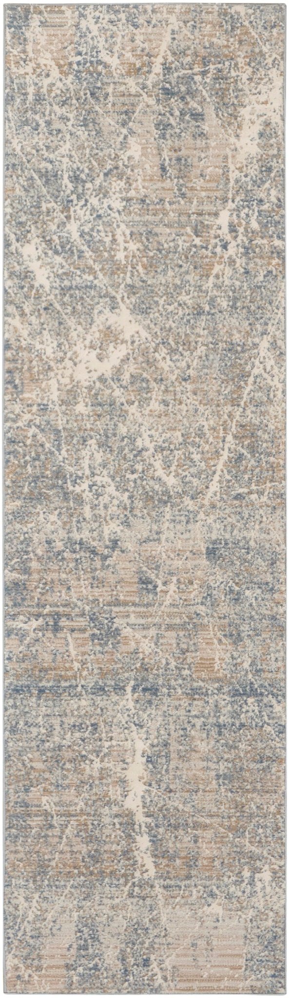 Nourison Exhale Exl02 Beige Blue Rug - Nourison - 99446955135