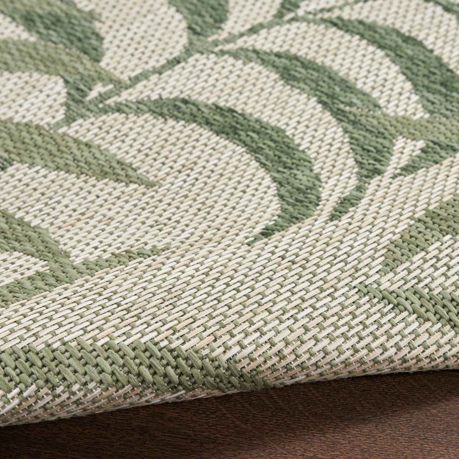 Nourison Garden Oasis Goa01 Ivory Green Rug - Nourison - 99446943446