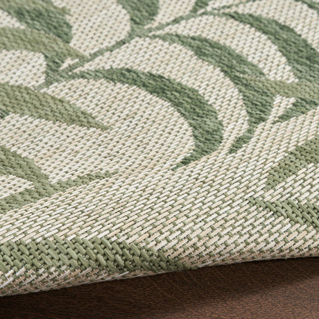 Nourison Garden Oasis Goa01 Ivory Green Rug - Nourison - 99446943446