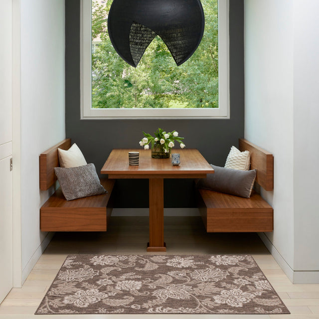 Nourison Garden Oasis Goa03 Mocha Rug - Nourison - 99446959393