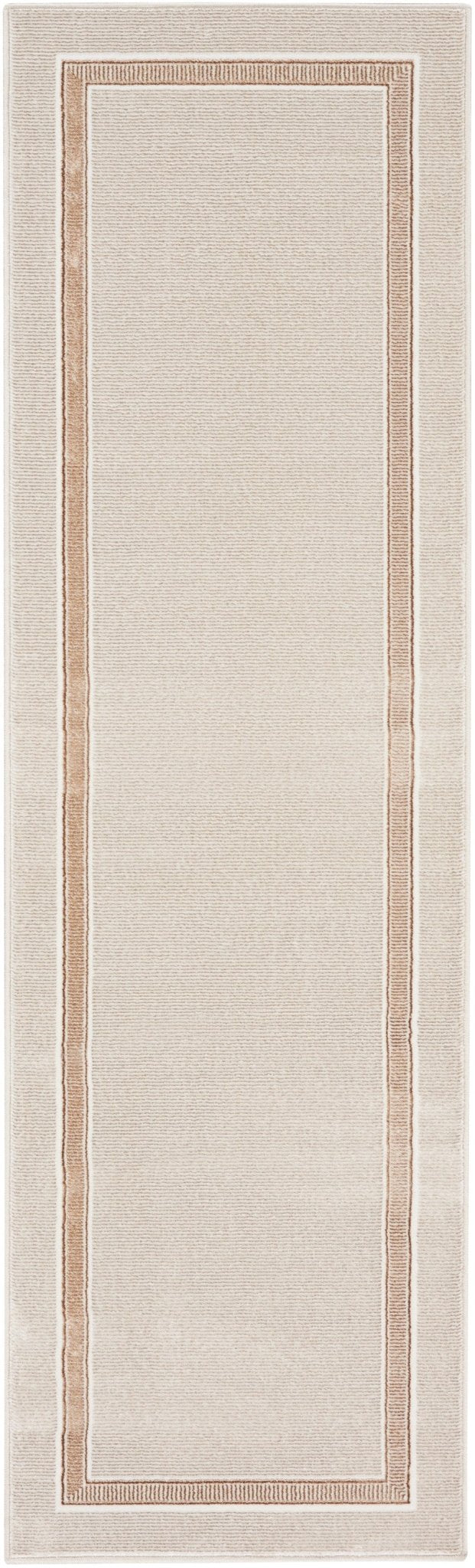 Nourison Glitz Glz08 Ivory Cream Rug - Nourison - 99446134653