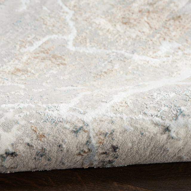 Nourison Glitz Glz23 Grey Multicolor Rug - Nourison - 99446951236