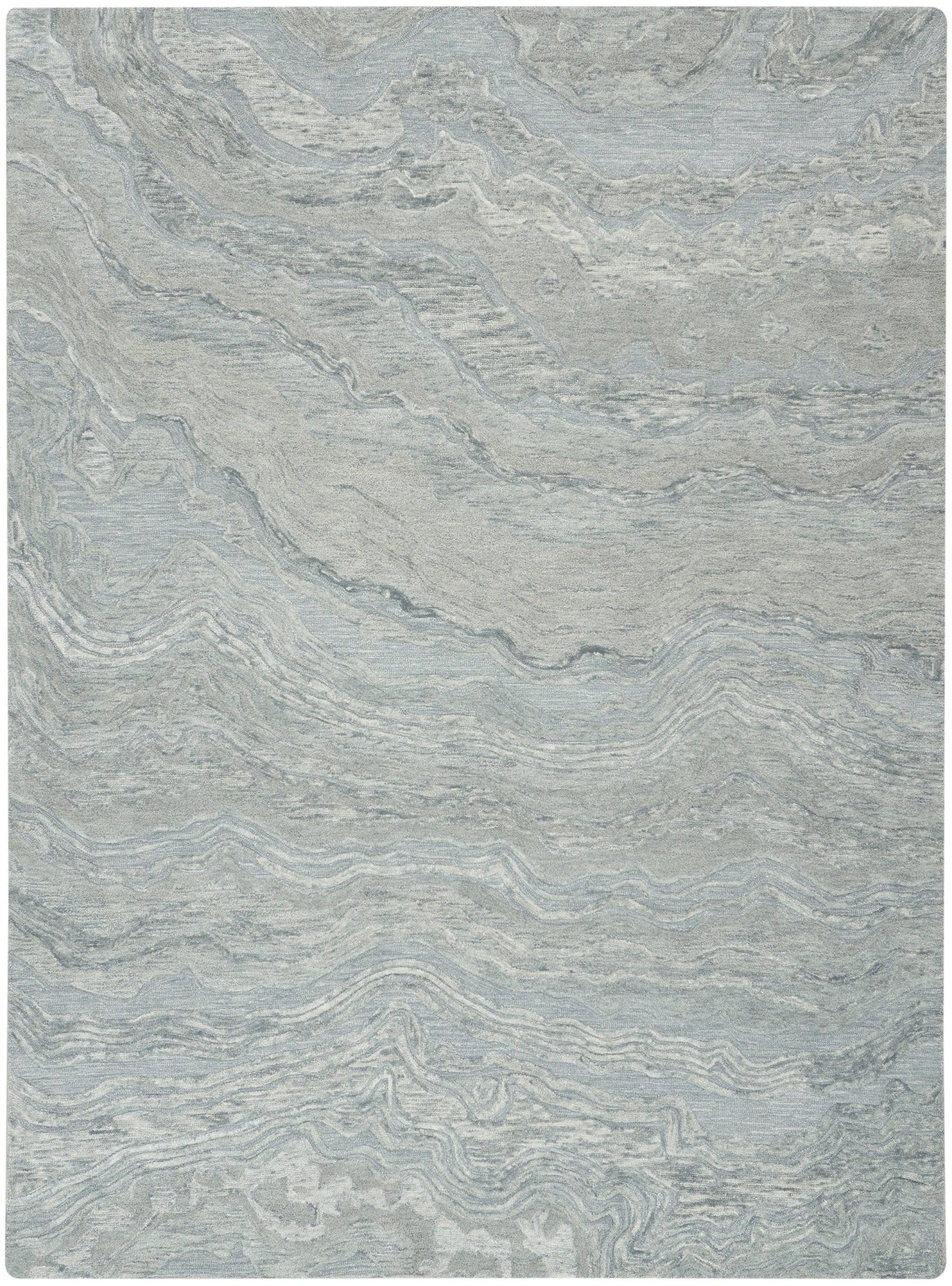 Nourison Graceful Gru01 Blue Rug - Nourison - 99446939111