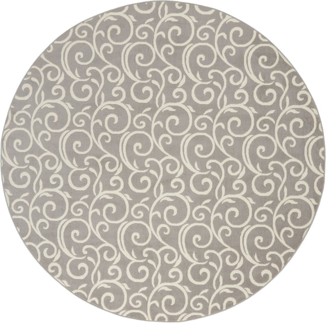 Nourison Grafix Grf19 Grey Rug - Nourison - 99446459183