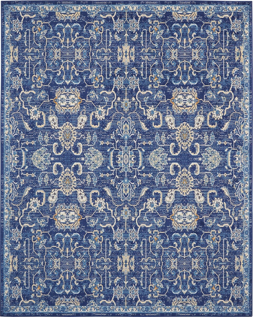 Nourison Grafix Grf24 Navy Rug - Nourison - 99446472236