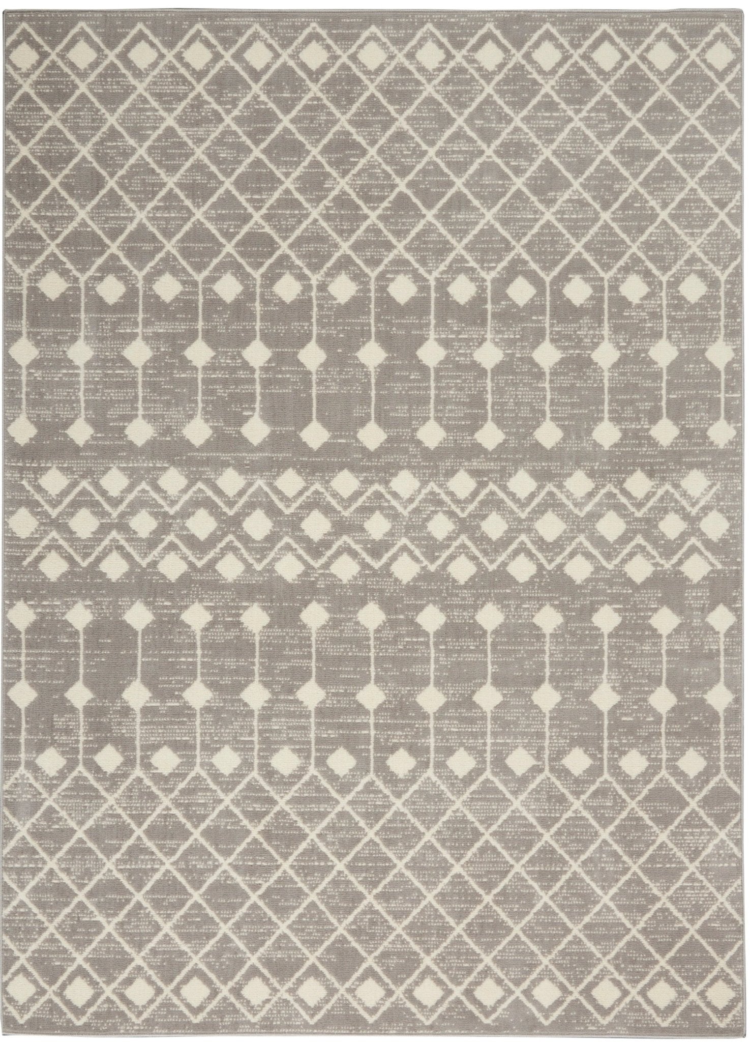 Nourison Grafix Grf37 Grey Rugs - Nourison - 99446809544