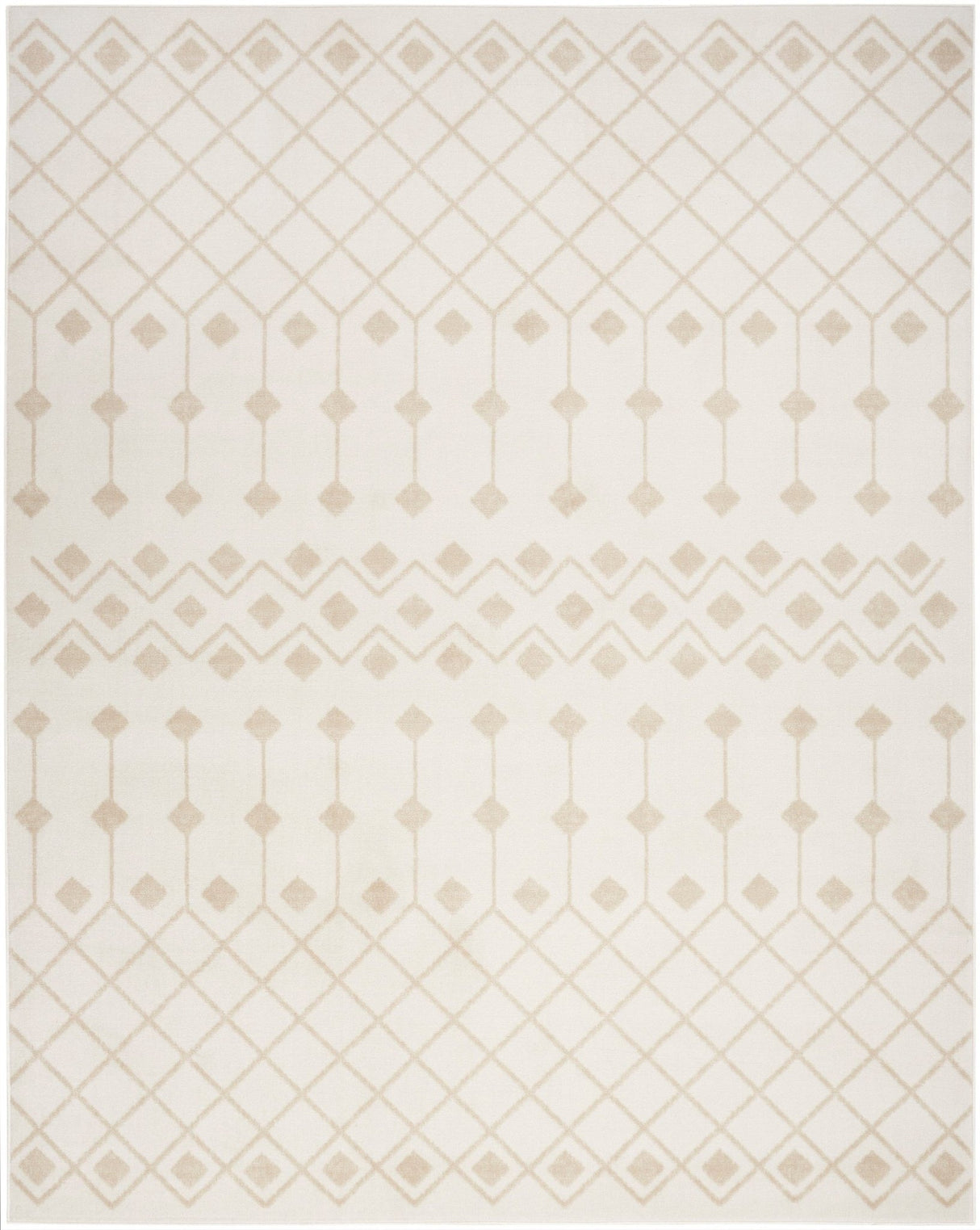 Nourison Grafix Grf37 Ivory Beige Rug - Nourison - 99446935977