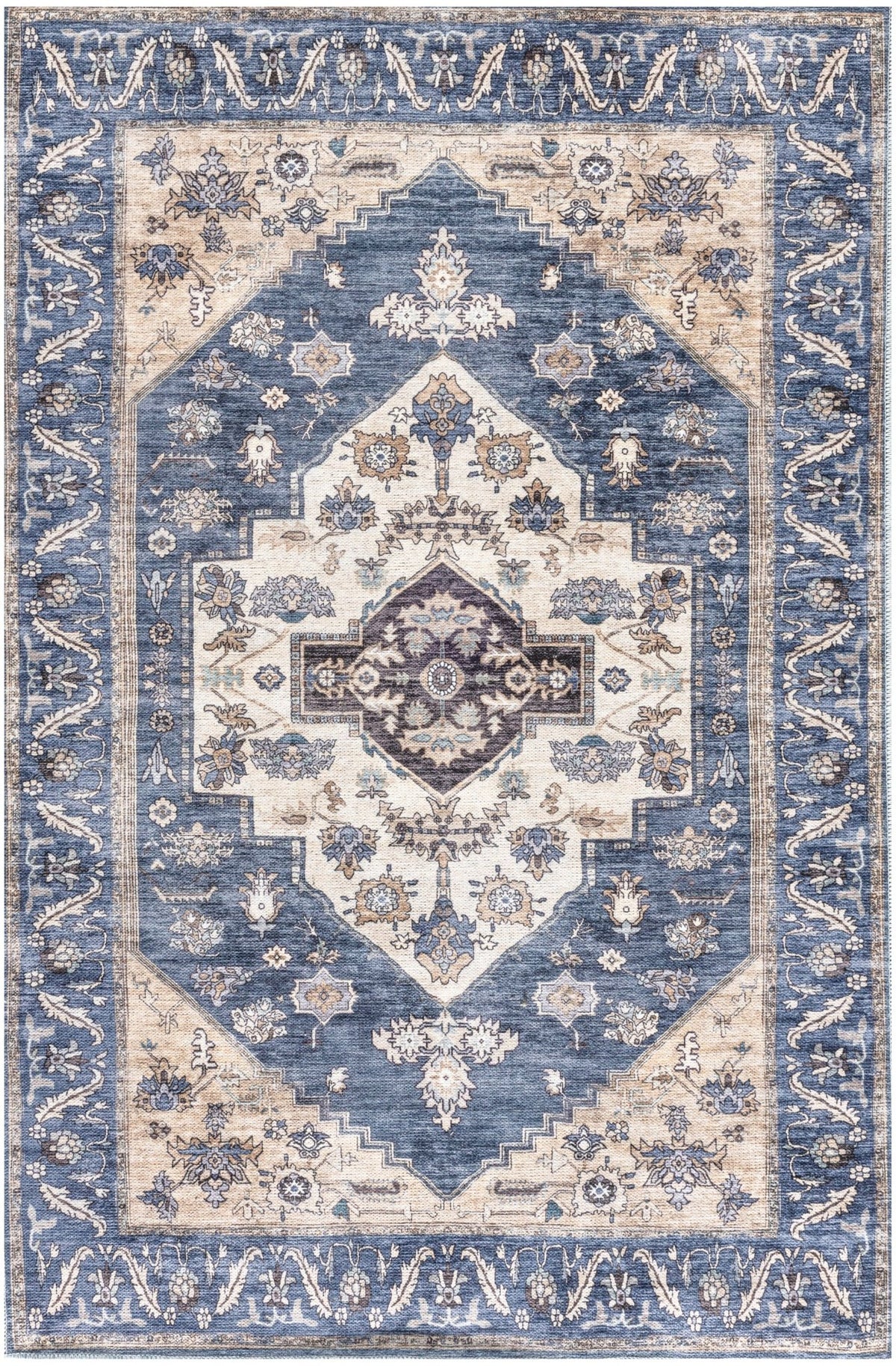 Nourison Grand Washables Grw03 Denim Rug - Nourison - 99446906144