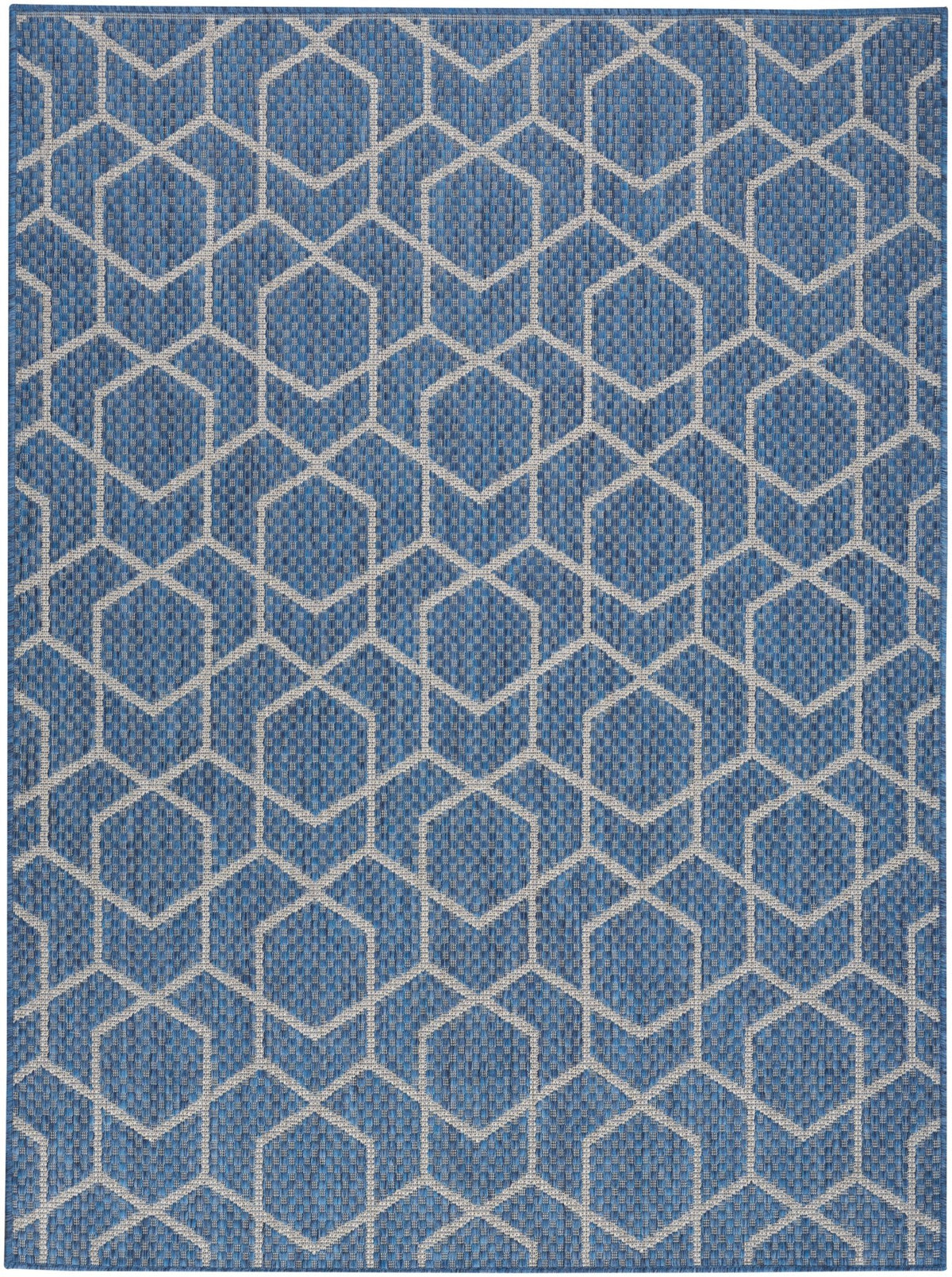 Nourison Horizon Indoor/Outdoor HOZ01 Denim Contemporary Area Rugs