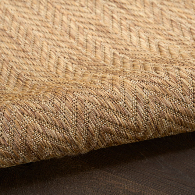 Nourison Horizon Indoor/Outdoor HOZ02 Natural Contemporary Area Rugs - 841491128008