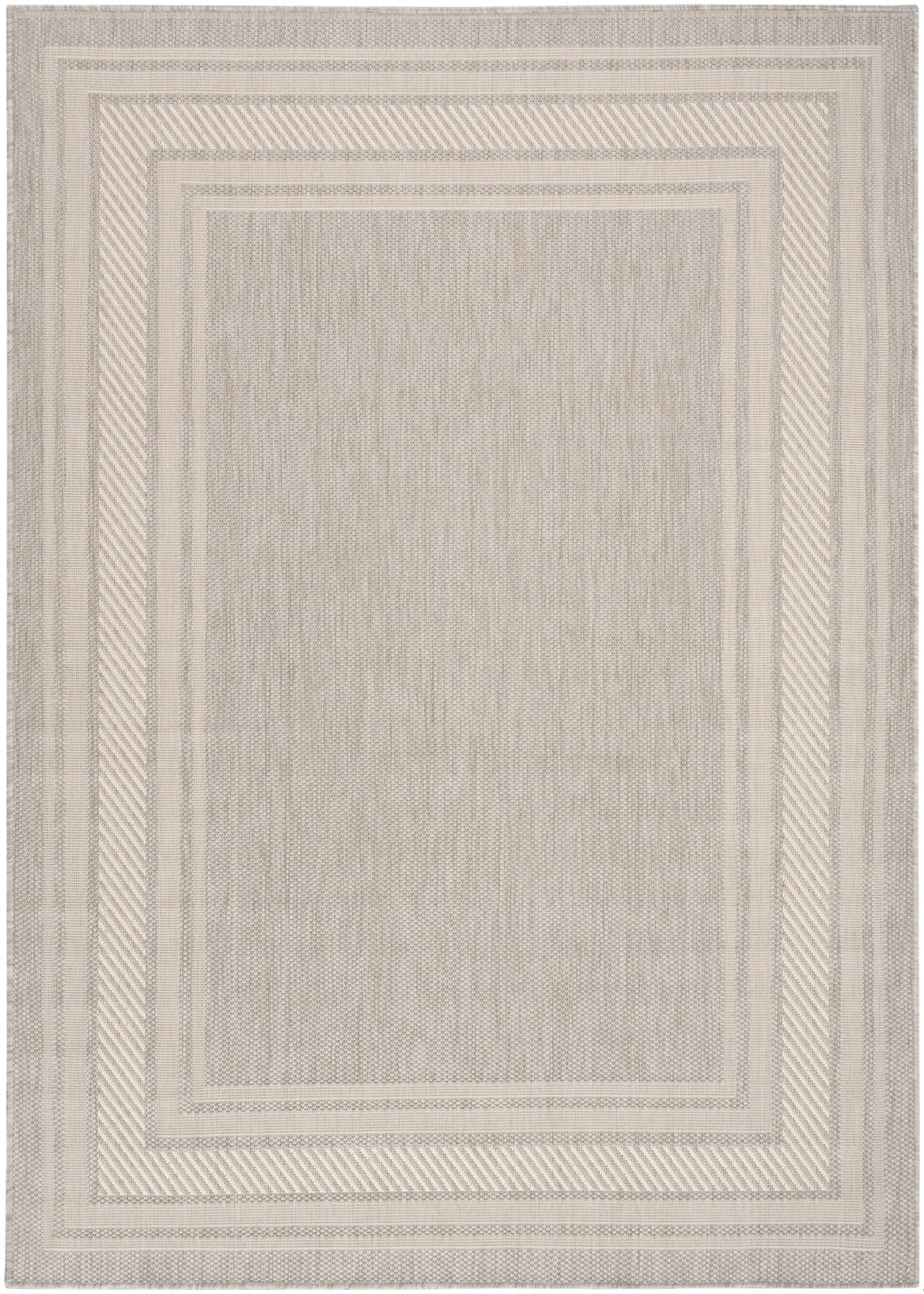 Nourison Horizon Indoor/Outdoor HOZ03 Grey Contemporary Area Rugs