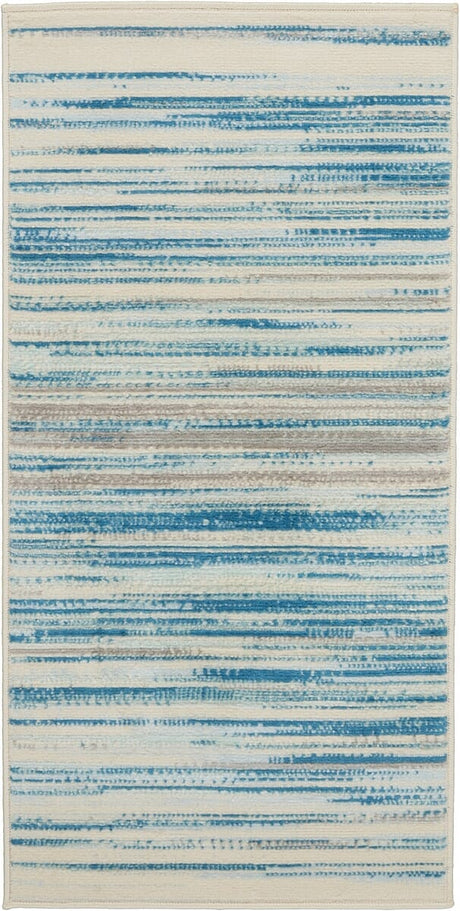 Nourison Jubilant Jub04 Blue Rugs - Nourison - 99446477965