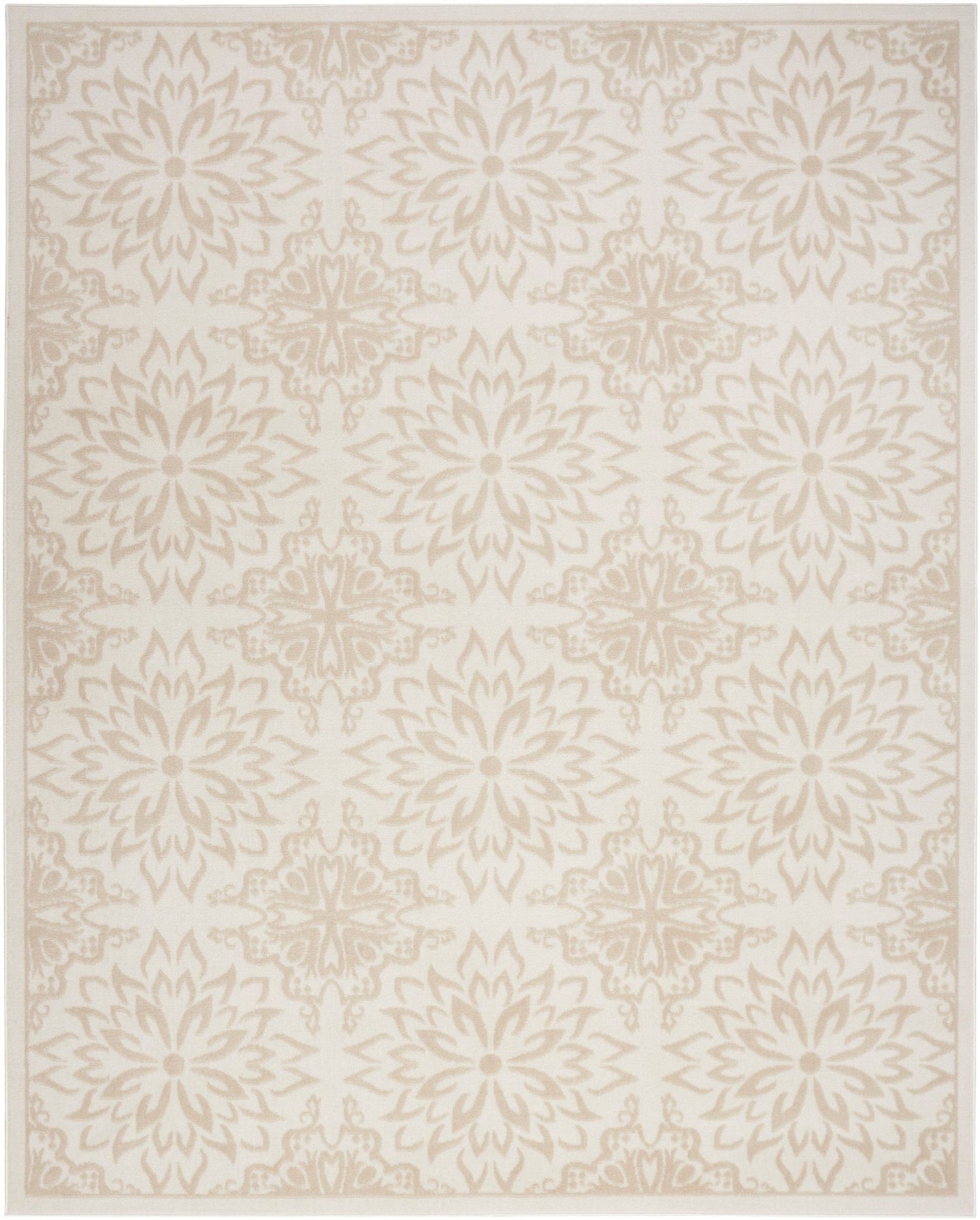 Nourison Jubilant Jub06 Ivory Beige Rug - Nourison - 99446935298