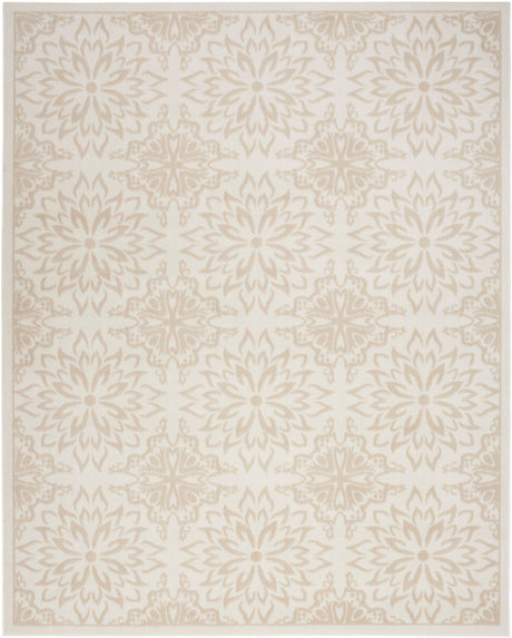 Nourison Jubilant Jub06 Ivory Beige Rug - Nourison - 99446935298