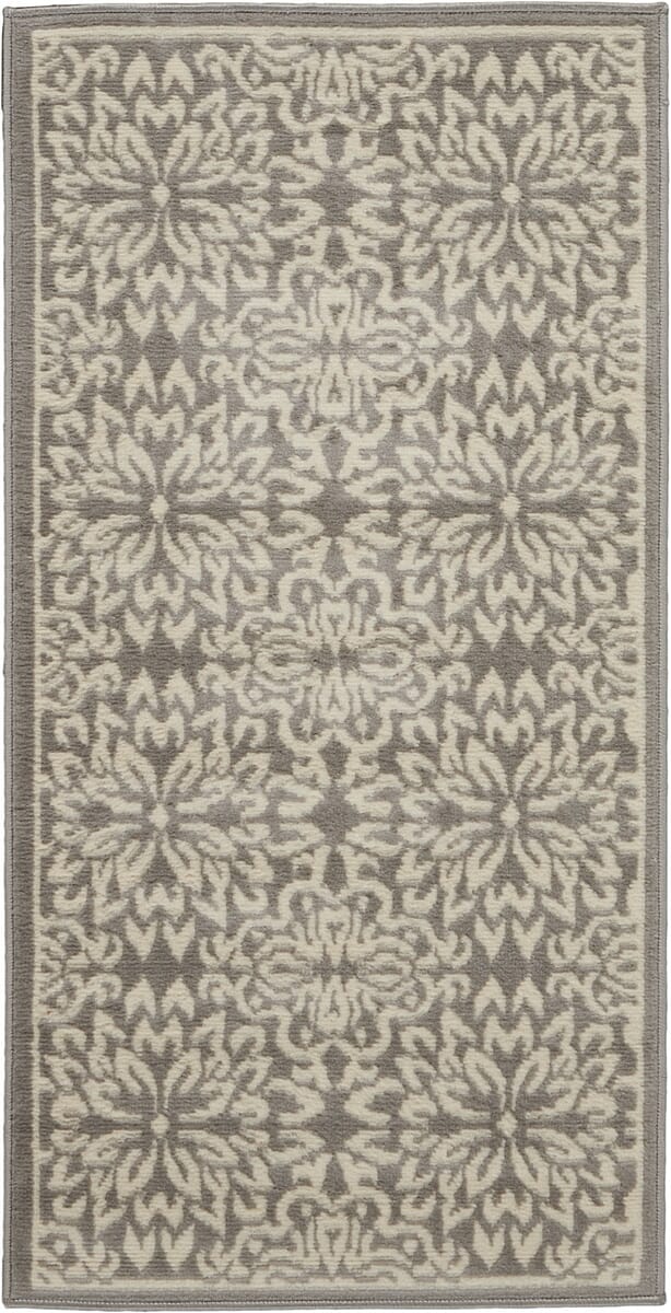 Nourison Jubilant Jub06 Ivory / Grey Rugs - Nourison - 99446478337