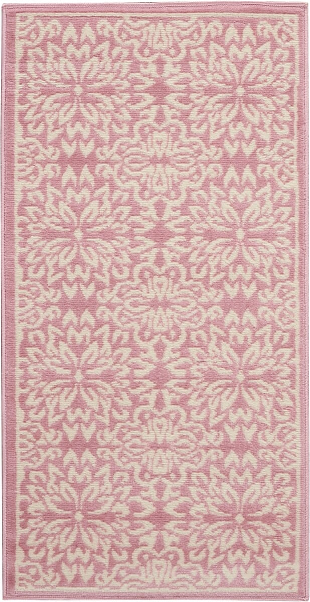 Nourison Jubilant Jub06 Ivory / Pink Rugs - Nourison - 99446478528
