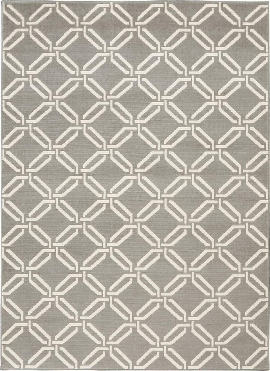 Nourison Jubilant Jub17 Grey Rugs - Nourison - 99446479372