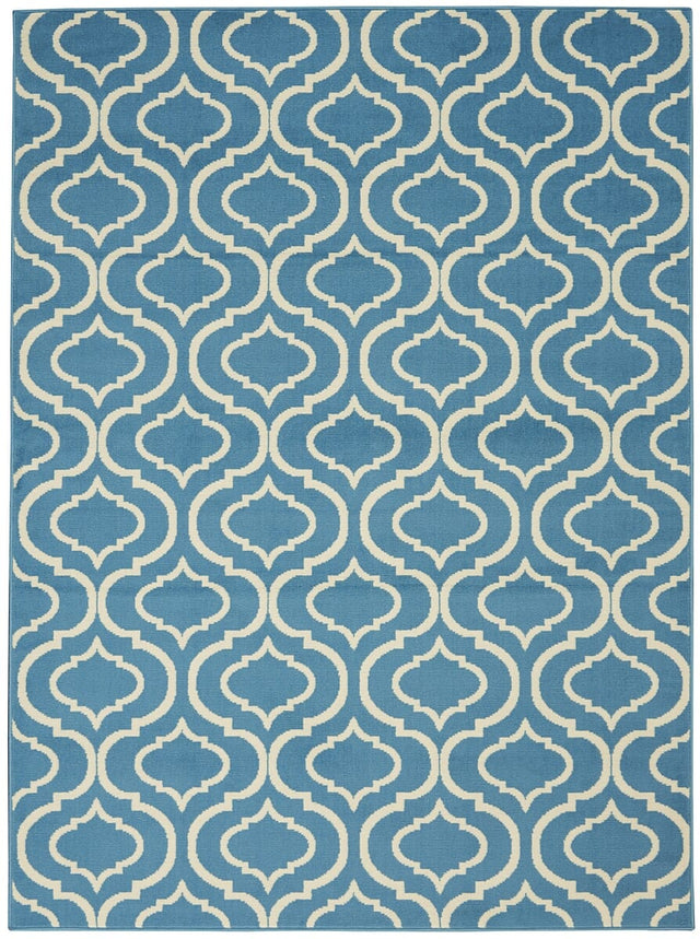 Nourison Jubilant Jub19 Blue Rugs - Nourison - 99446479631